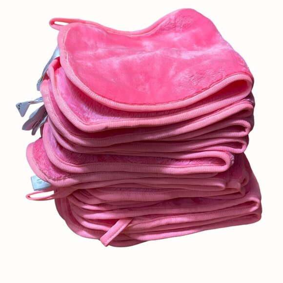 15 Nugilla Makeup Remover Face Wash Cloths Pink Soft Microfiber Reusable New - Picture 4 of 4